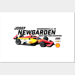 Newgarden Indy 2023 Winner Posters and Art